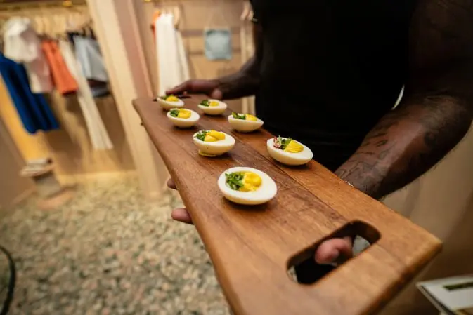 Veronica Beard charity event canapés by Silver Spoon Events — photo 2